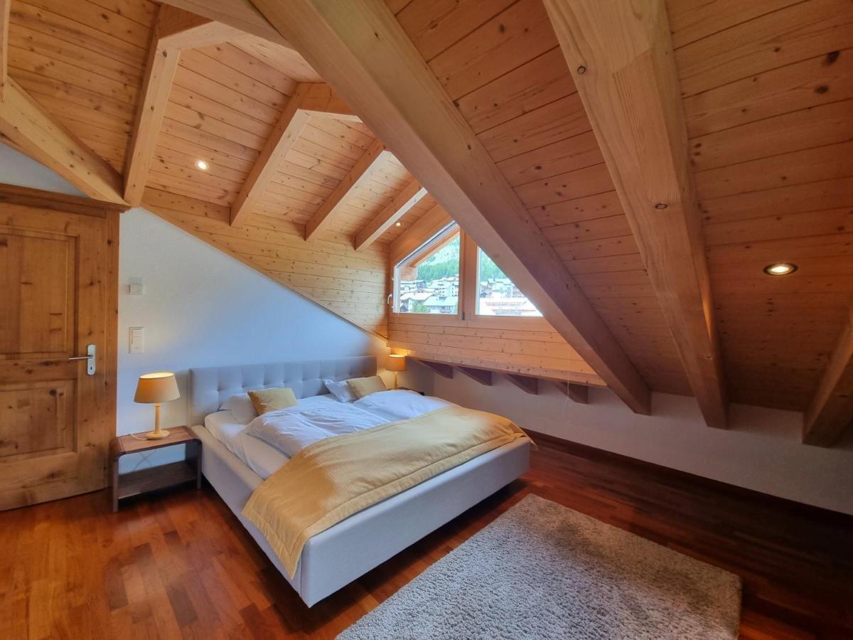Chalet Haus Perla Saas-Fee Exterior foto